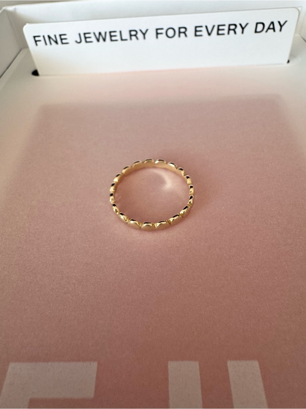 Mejuri Dot Ring 14K Yellow Gold